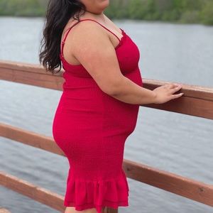 PLUS SIZE Red Dress